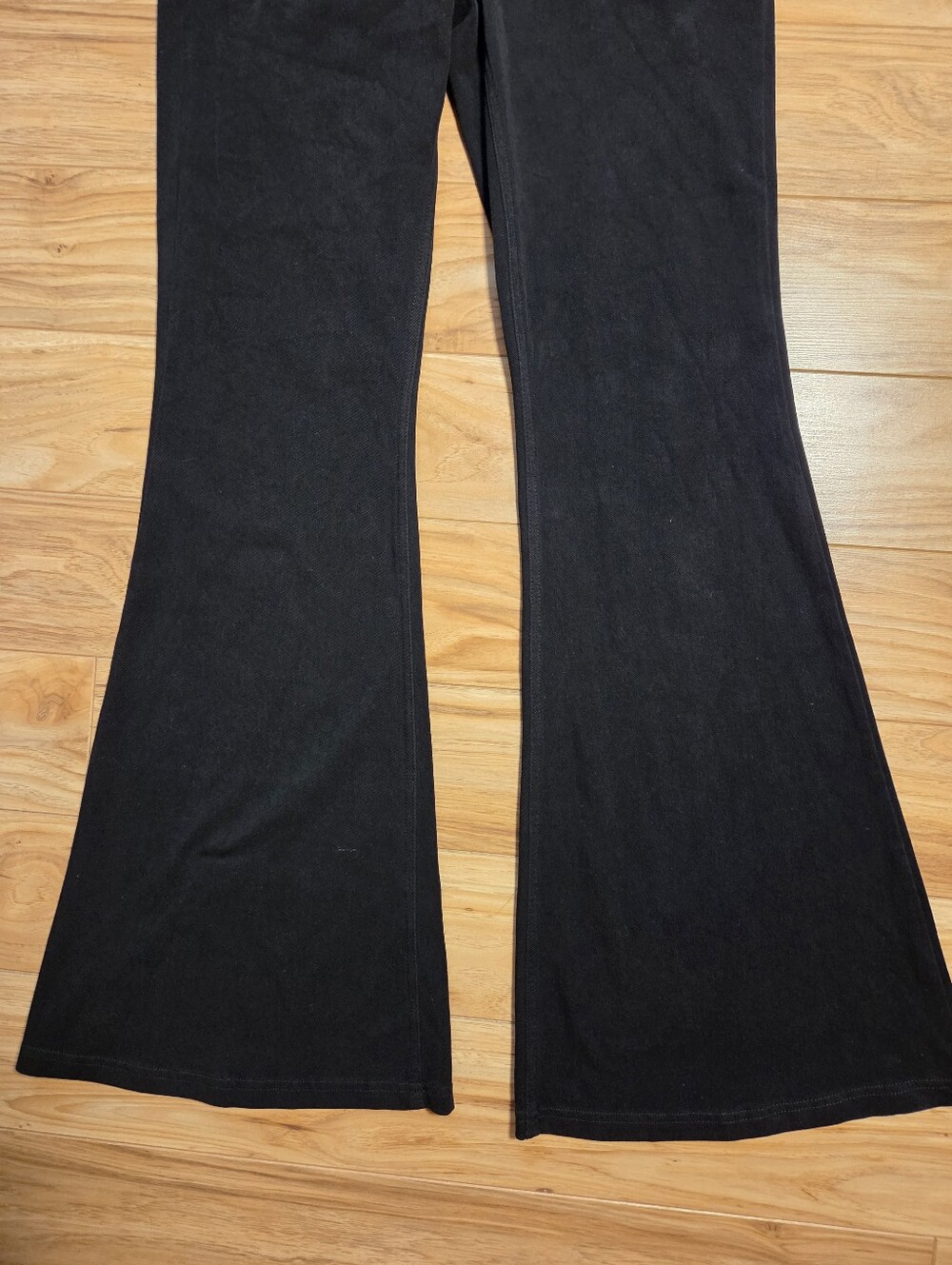 HALARA Flex Crossover Super Flare Jeans Y2K Boho Med Tall Black - Picture 3 of 10